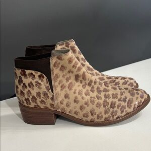 Matisse Ready or Not Leopard Print Ankle Booties
